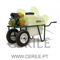 CARRINHO DE MÃO PULVERIZADOR BENZA BZS2514 4 TEMPOS 100 LITROS
