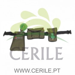 CINTO COM BOLSOS PARA FITA, AGRAFOS E ATADORA KAMIKAZE