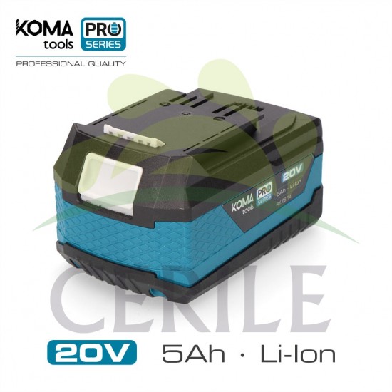 BATERIA LITIO 20V 5.0AH KOMA TOOLS PRO SERIES BATTERY