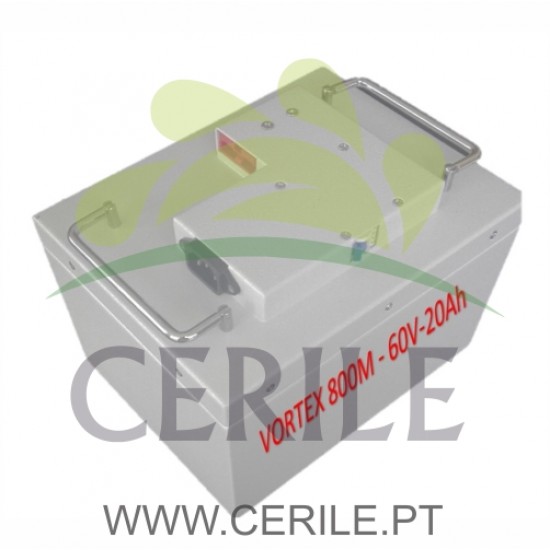 BATERIA LÍTIO BICICLETAS ELÉTRICAS VORTEX 800M 60V 20AH