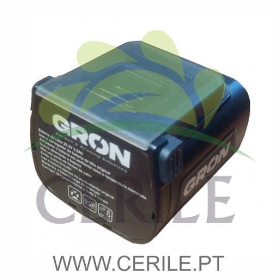 BATERIA LITIO GRON 2.5AH 25.2V