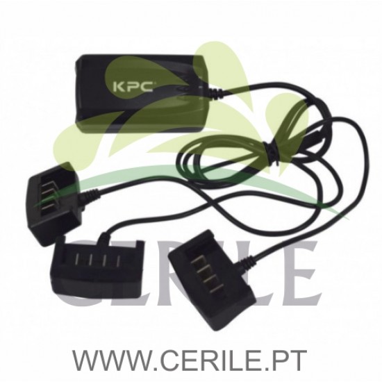 CARREGADOR BATERIA 3 SAÍDAS KPC PARA SERRA KSE100S