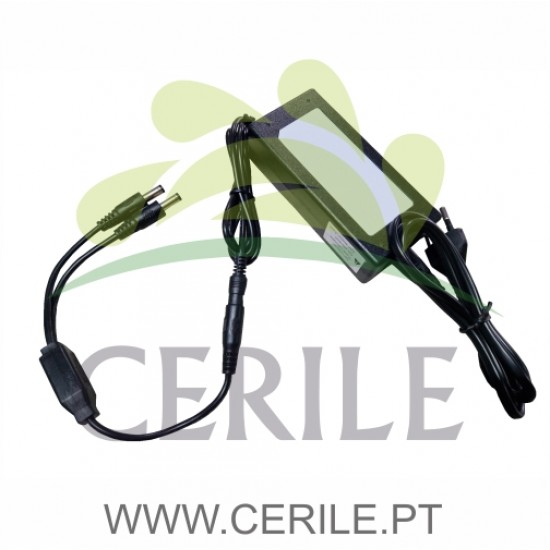 CARREGADOR BATERIA 2 SAIDAS KPC PARA SERRA KSE90S