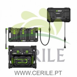 KIT EGO POWER PGX1602E-H CENTRAL PGX1600E-H + PLATAFORMAS 3 PORTAS PGX3000D + ACUMULADOR DE ENERGIA PGX1400PB + BATERIA DE 40 AH HC2240T