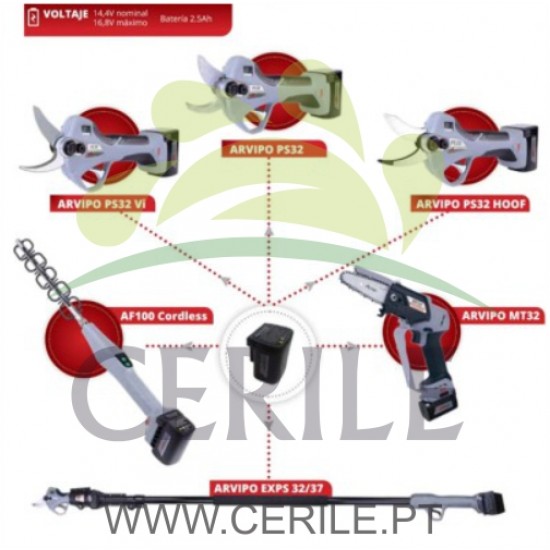 BATERIA DE LITIO 16,8V 2,5AH (P/ GAMA 32)