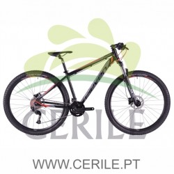 BICICLETA 29 ELEVEN VORTEX 3.0 HOMEM ALUMÍNIO (DISCO HIDRÁULICO-SUSPENSÃO) 2X9V PRETO/VERMELHO M
