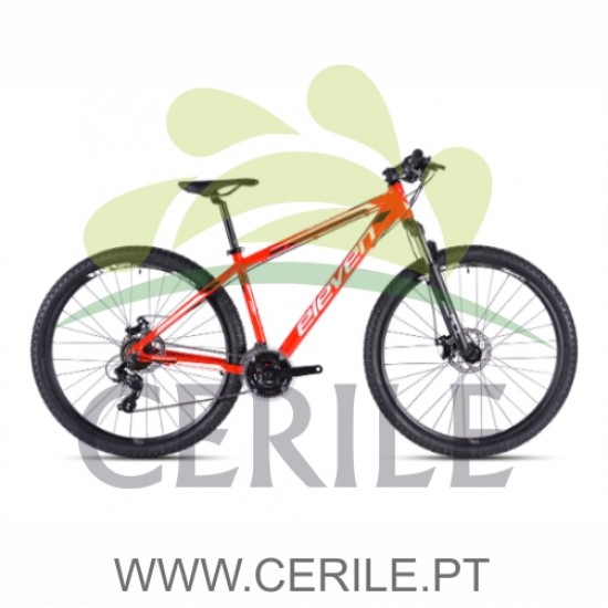 BICICLETA 27.5 ELEVEN PRO HOMEM ALUMÍNIO DISCO 24V VERMELHA M