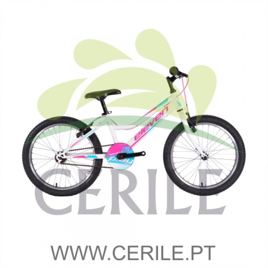 BICICLETA CRIANÇA 20 ELEVEN PLAY MENINA BRANCO