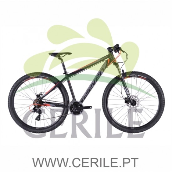 BICICLETA 29 ELEVEN VORTEX 1.0 HOMEM ALUMÍNIO (DISCO HIDRÁULICO-SUSPENSÃO) 24V PRETO/VERMELHA M