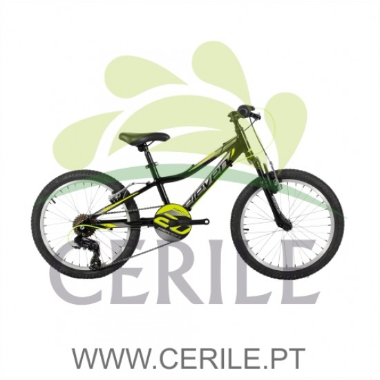 BICICLETA CRIANÇA 20 ELEVEN VORTEX ALUMINIO MENINO PRETA