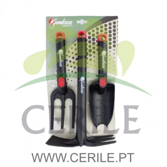 KIT JARDINAGEM 3 PEÇAS KAMIKAZE