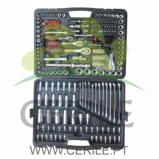 CAIXA DE FERRAMENTAS 215 PEÇAS