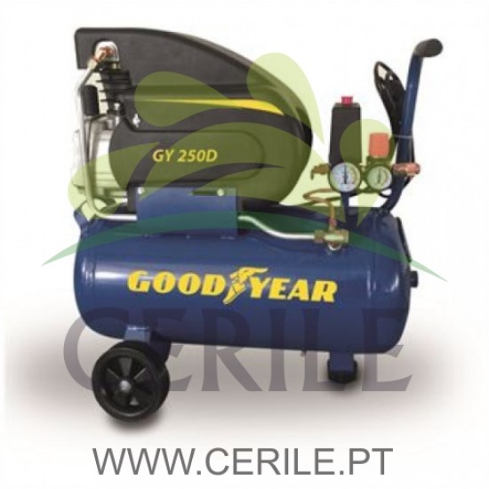 COMPRESSOR DE AR ELÉTRICO GOODYEAR GY250D 2HP 50L