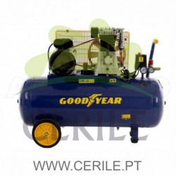 COMPRESSOR DE AR ELÉTRICO GOODYEAR GY3100B 3HP 100L CORREAS