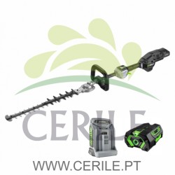 KIT CORTA SEBES BATERIA EGO POWER PRO X HTX5300-P 53CM CURTO ALCANCE (BATERIA 5AH + CARREGADOR RÁPIDO) 