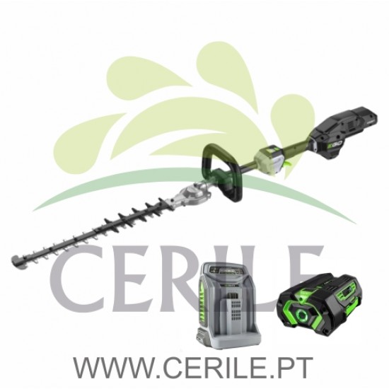 KIT CORTA SEBES BATERIA EGO POWER PRO X HTX5300-P 53CM CURTO ALCANCE (BATERIA 5AH + CARREGADOR RÁPIDO) 