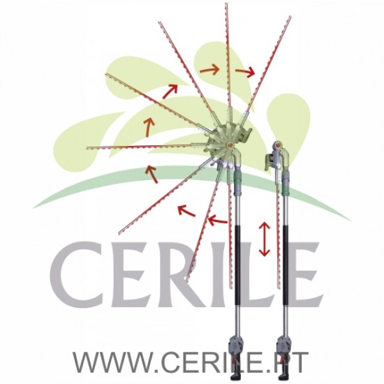 CORTA SEBES EM ALTURA Á BATERIA ARVIPO TT37