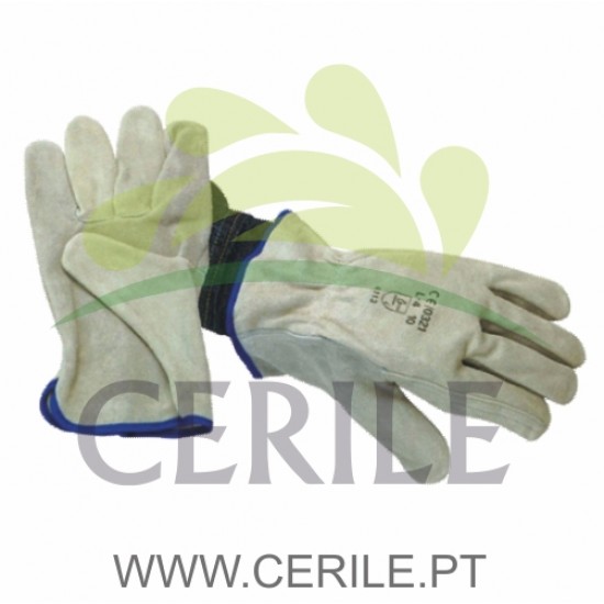 LUVAS DE PROTEÇÃO TIPO CHEFE CROUTE VACA NATURAL