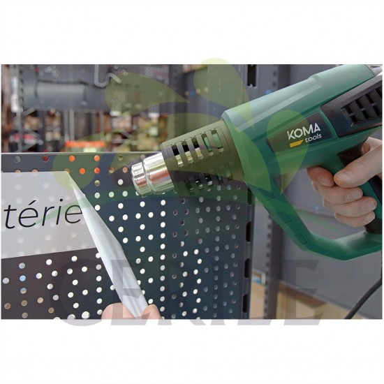 PISTOLA DE CALOR ELETRICA 2000W KOMA TOOLS