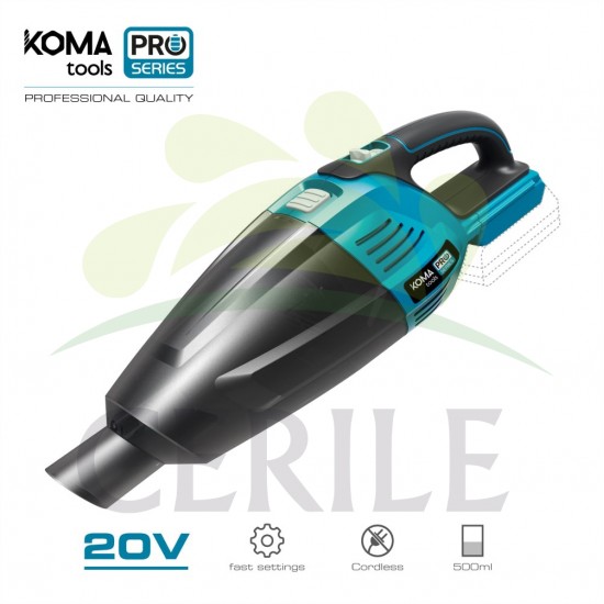 ASPIRADOR 20V (SEM BATERIA E CARREGADOR) KOMA TOOLS PRO SERIES BATTERY