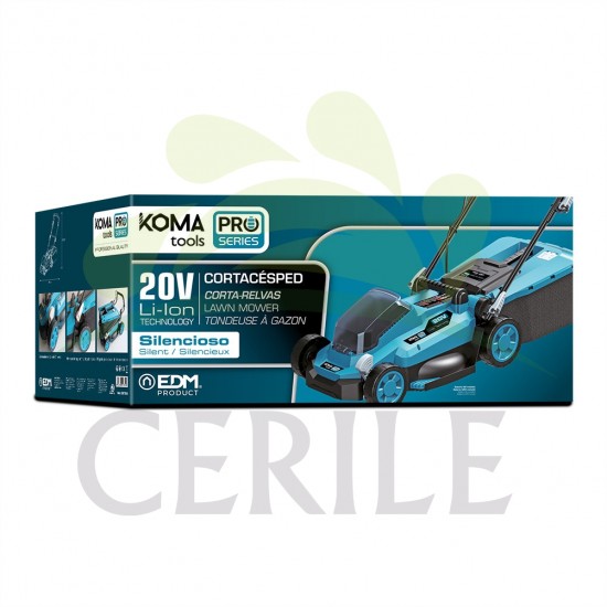 CORTA RELVA BATERIA 20V (SEM BATERIA E CARREGADOR) 97X93CM KOMA TOOLS PRO SERIES BATTERY