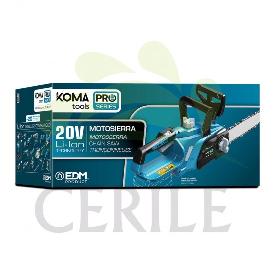 MOTOSSERRA 20V (SEM BATERIA E CARREGADOR) KOMA TOOLS PRO SERIES BATTERY