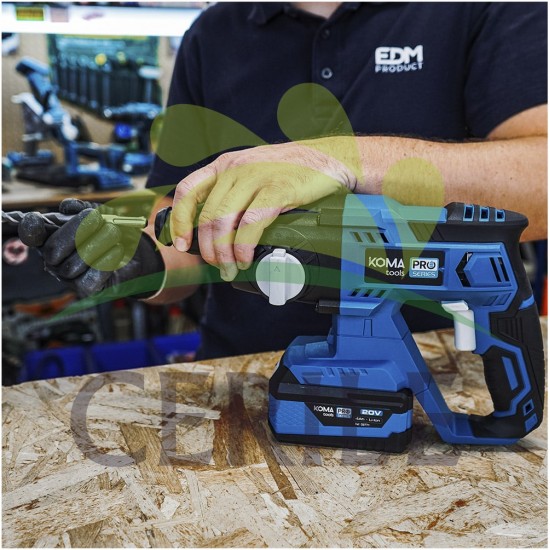BERBEQUIM DE MARTELO DEMOLIDOR 20V KOMA TOOLS PRO SERIES BATTERY