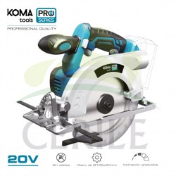 SERRA CIRCULAR 20V (NÃO INCLUINDO BATERIA E CARREGADOR) KOMA TOOLS PRO SERIES BATTERY