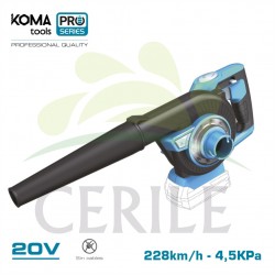 ASPIRADOR SOPRADOR 20V (SEM BATERIA E CARREGADOR) KOMA TOOLS PRO SERIES BATTERY