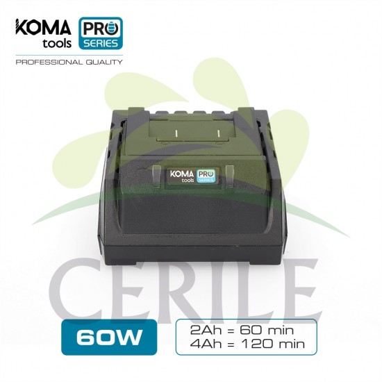 CARREGADOR BATERIA 60W KOMA TOOLS PRO SERIES BATTERY
