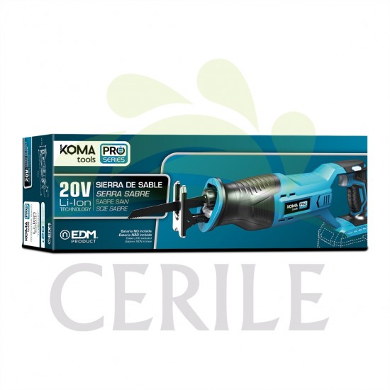 SERRA SABRE 20V (NÃO INCLUINDO BATERIA E CARREGADOR) KOMA TOOLS PRO SERIES BATTERY