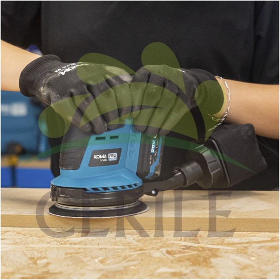 LIXADORA EXCENTRICA 20V BRUSHLESS (SEM BATERIA E CARREGADOR) KOMA TOOLS PRO SERIES BATTERY