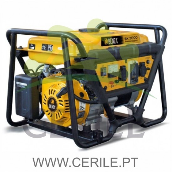 GERADOR BENZA BX 3000, AVR - 3.4 KVA - MONOFÁSICO A GASOLINA