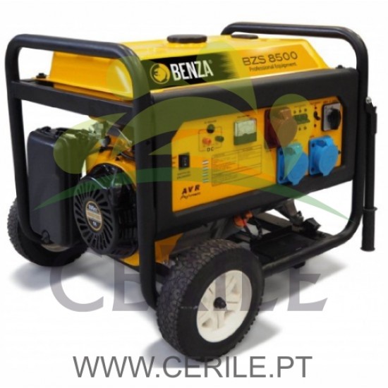 GERADOR BENZA BZS 8500, 8 KVA, ARRANQUE ELÉTRICO