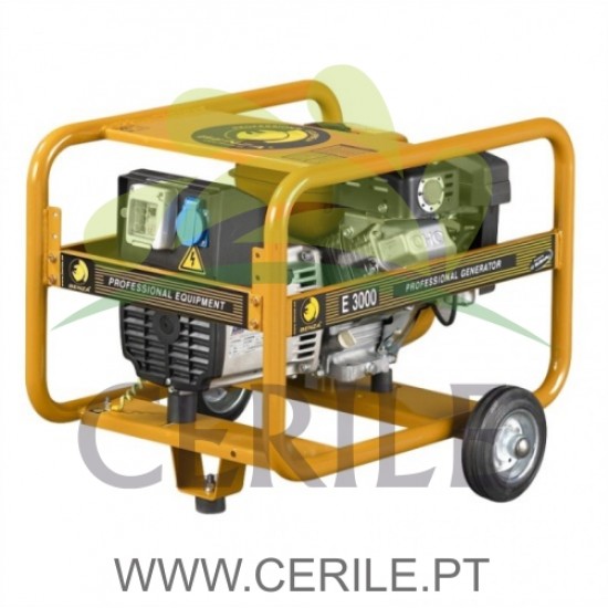 GERADOR BENZA GASOLINA MONOFÁSICO E3000