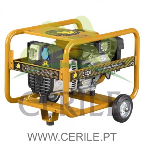 GERADOR BENZA E4200 - 4.2 KVA - MONOFÁSICO A GASOLINA