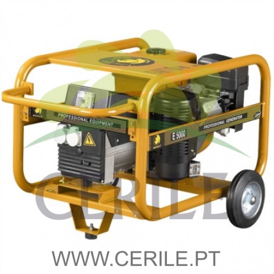 GERADOR BENZA E5000 - AVR 5 KVA - MONOFÁSICO GASOLINA