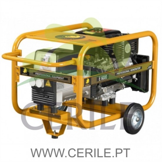 GERADOR BENZA E6000 - 6 KVA AVR - MONOFÁSICO GASOLINA