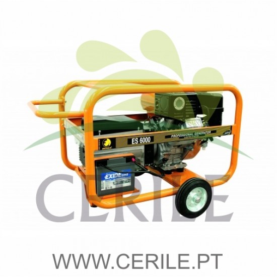 GERADOR BENZA ES6000 - 6 KVA AVR - MONOFÁSICO GASOLINA