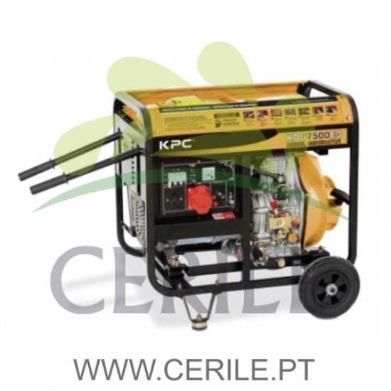 GERADOR KPC KDG7500E3 TRIFÁSICO - DIESEL