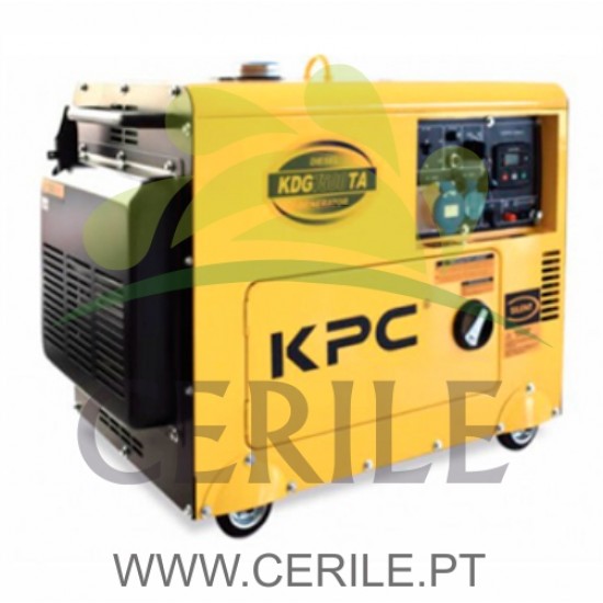 GERADOR KPC KDG7500TA MONOFÁSICO - DIESEL