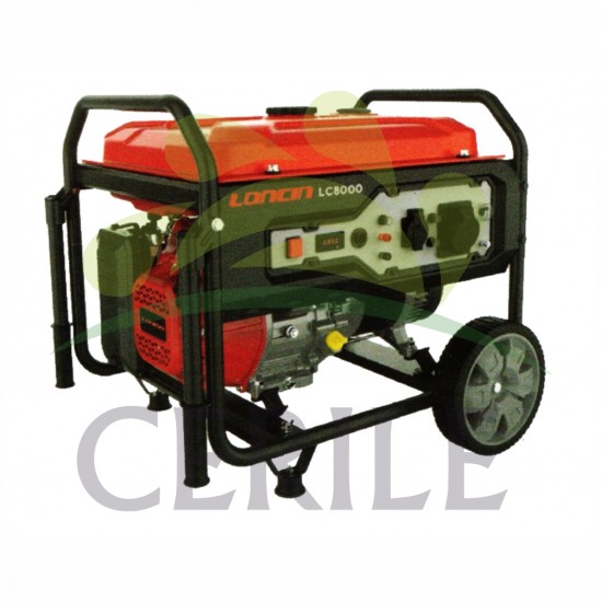 GERADOR GASOLINA LONCIN LC8000SE