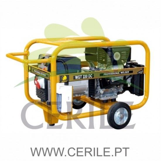 MOTOSOLDADOR BENZA WGTS220 DC - 6,5 KVA / 220 A - TRIFÁSICO GASOLINA