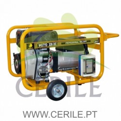 MOTOSOLDADOR BENZA WGTYD220 DC - 6,5 KVA / 220A - TRIFÁSICO DIESEL