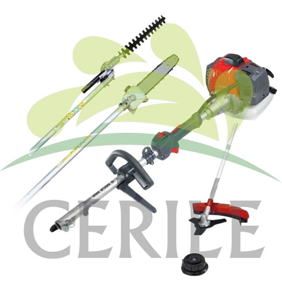 KIT MULTIFUNÇÕES 3 EM 1 EFCO DSH2500D ROÇADORA+CORTA SEBES+PODADORA