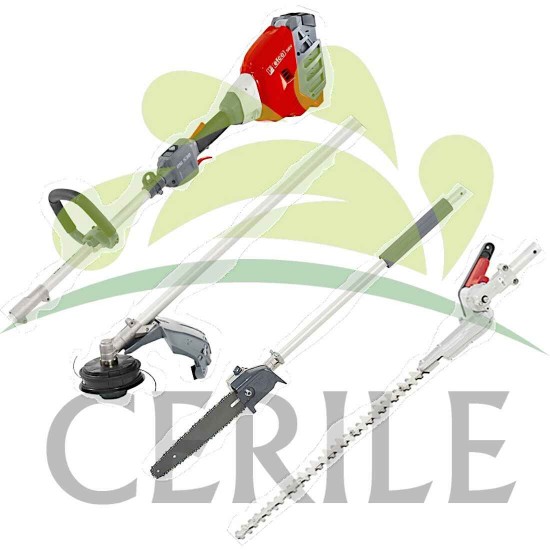 KIT A BATERIA EFCO MOTOR DSI 530 D + ROÇADORA + PODADORA+CORTA SEBES+CARREGADOR + BATERIA 4AH 