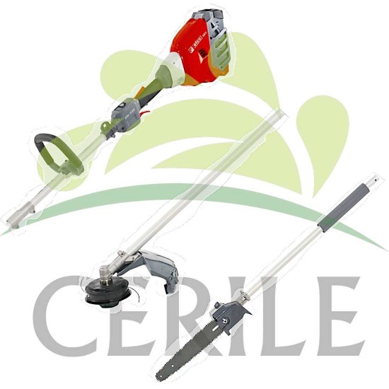 KIT A BATERIA EFCO MOTOR DSI 530 D + ROÇADORA + PODADORA+CARREGADOR + BATERIA 4AH 