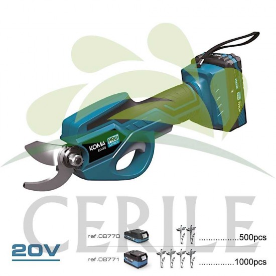 KIT TESOURA DE PODA 20 V COM BATERIA E CARREGADOR KOMA TOOLS