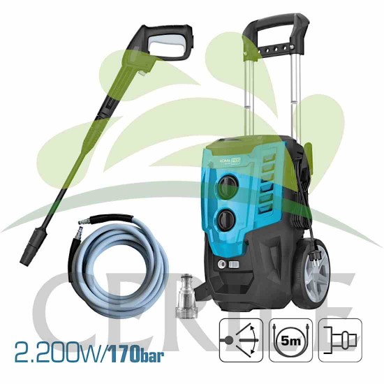 MÁQUINA DE LAVAR ALTA PRESSÃO 2.200 W 170bar KOMA TOOLS
