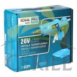 PISTOLA TERMOFUSÍVEL 20 V KOMA TOOLS